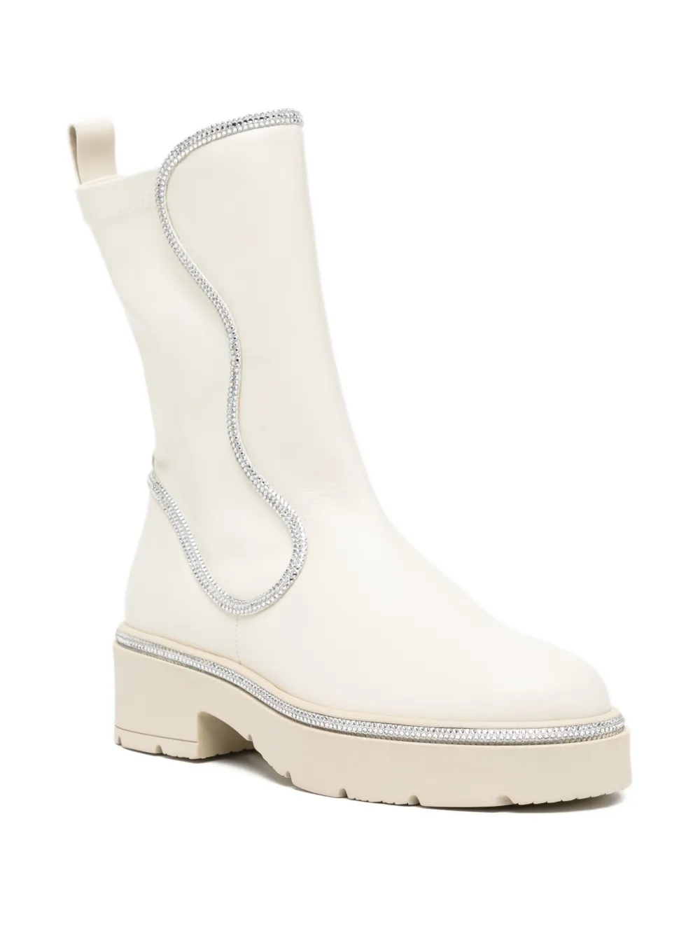 René Caovilla Onda boots Neutrals