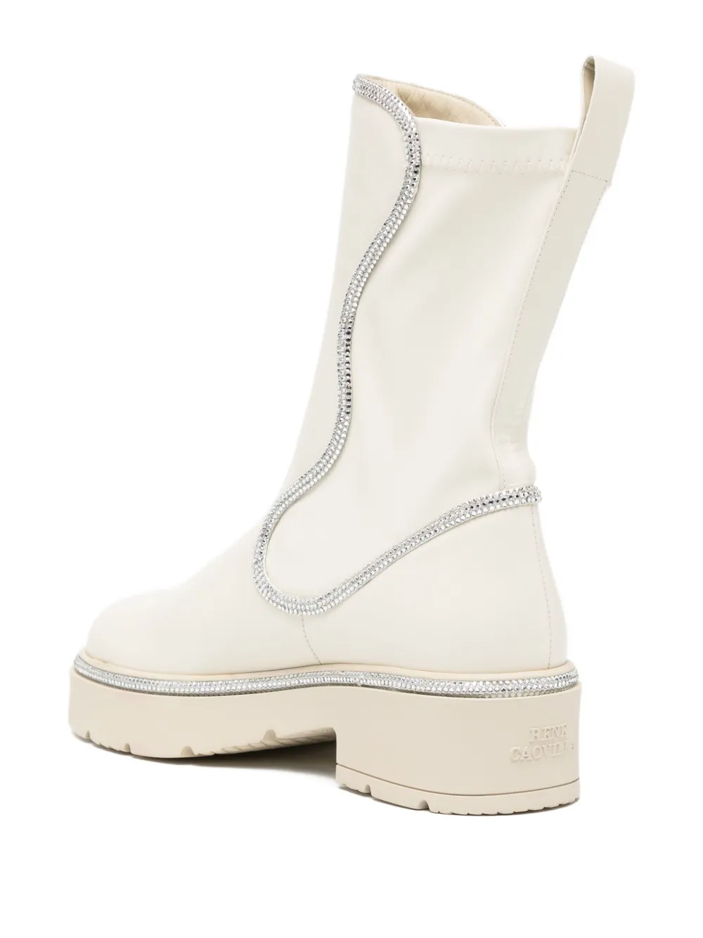 René Caovilla Onda boots Neutrals