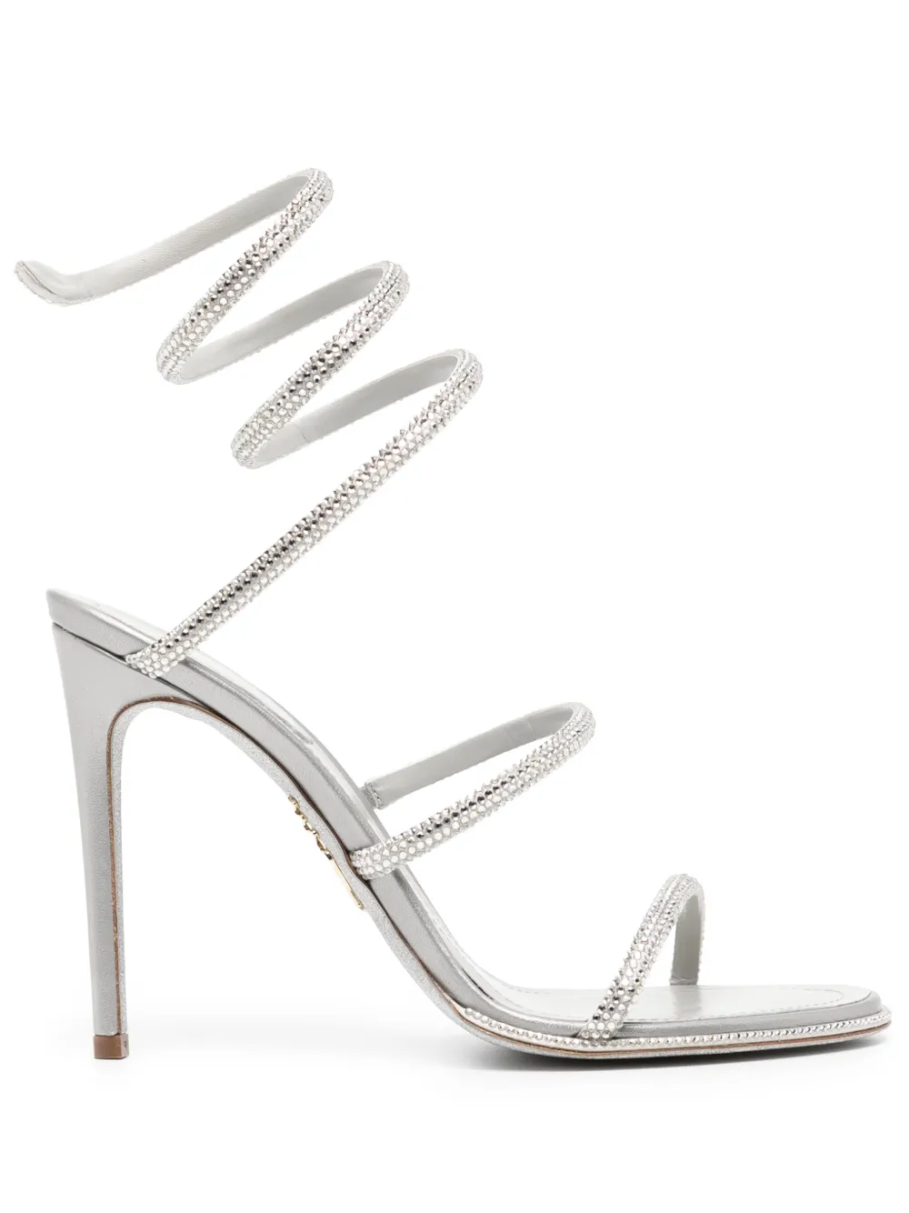 René Caovilla 110mm Cleo sandals Grey