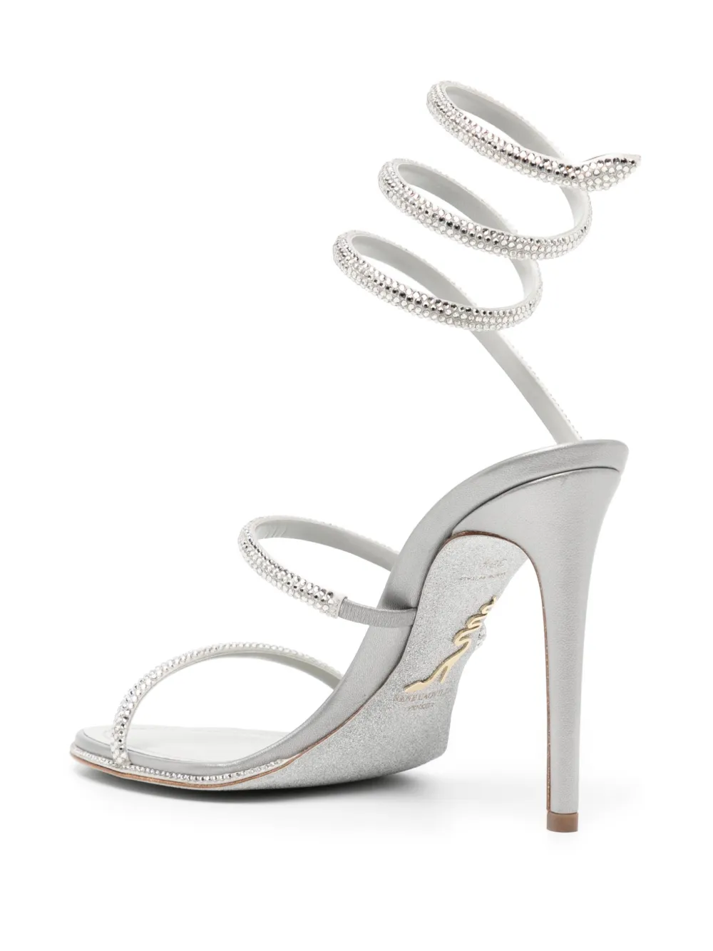 René Caovilla 110mm Cleo sandals Grey
