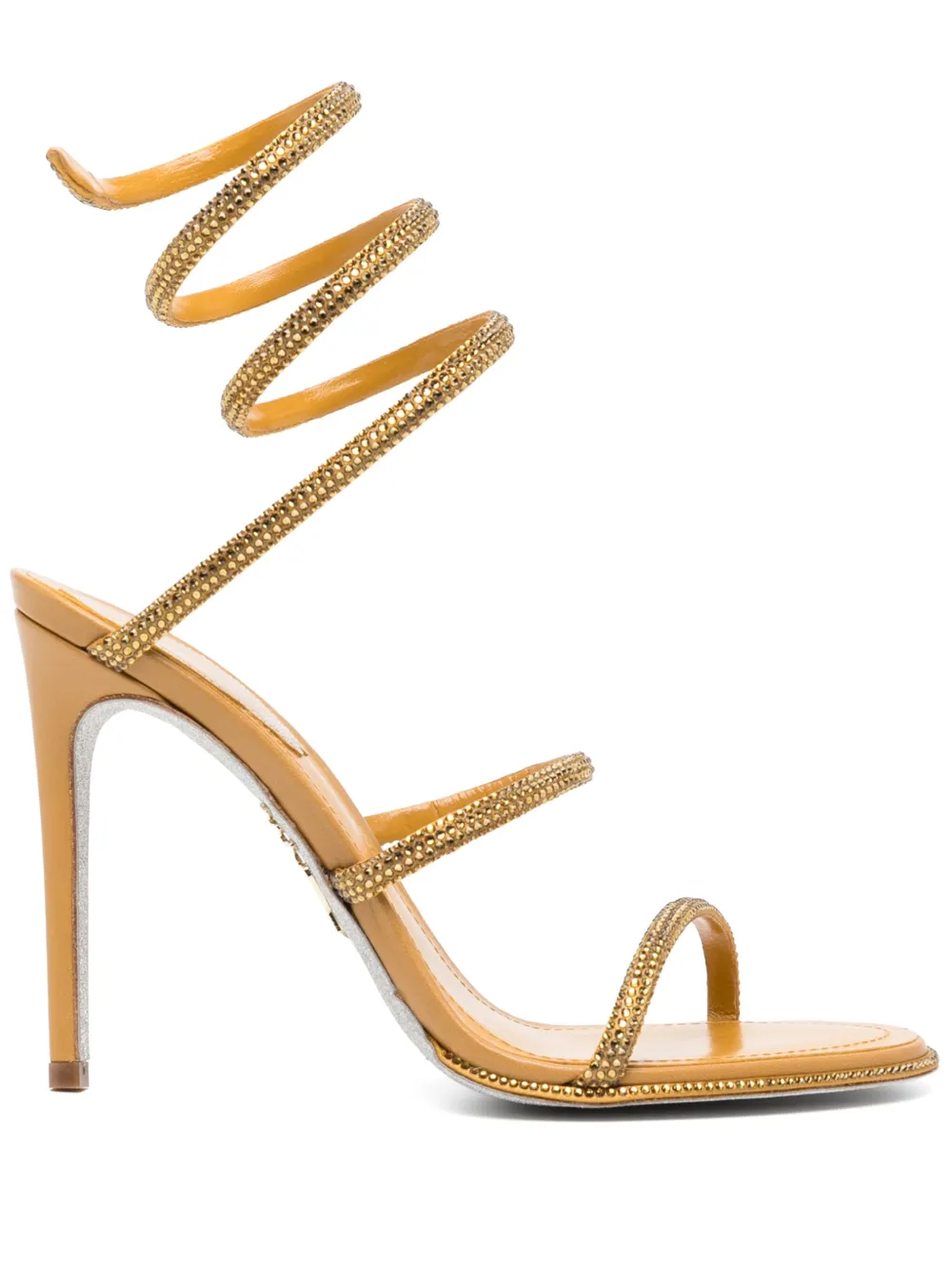 René Caovilla 110 mm Cleo sandalen Bruin