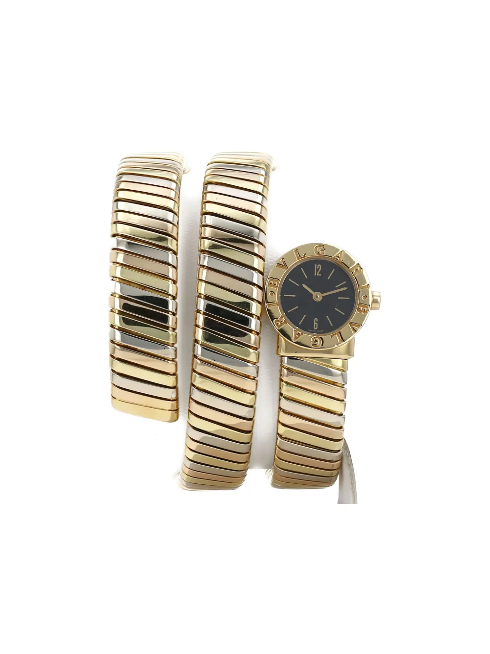 Pre-owned Bvlgari 2000s Tubogas 19mm