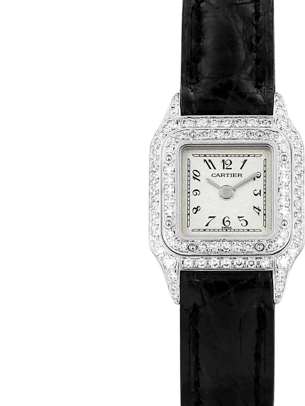 Pre-owned Cartier 1980s Mini Panthère 24mm In White