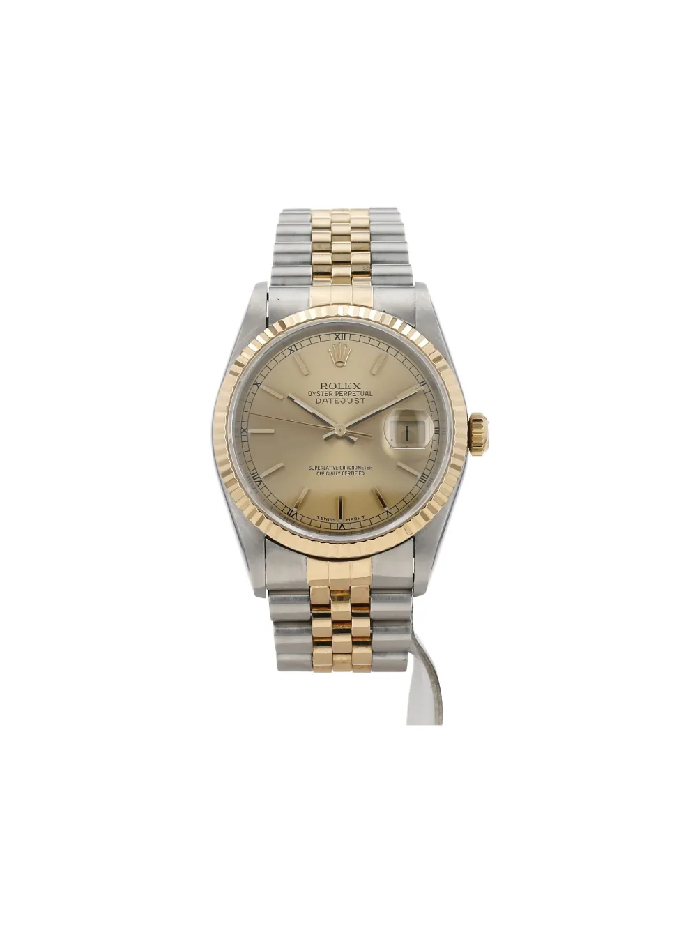 ホット セールの通販 Rolex Neutrals | 36mm Datejust Perpetual Oyster 1995 時計