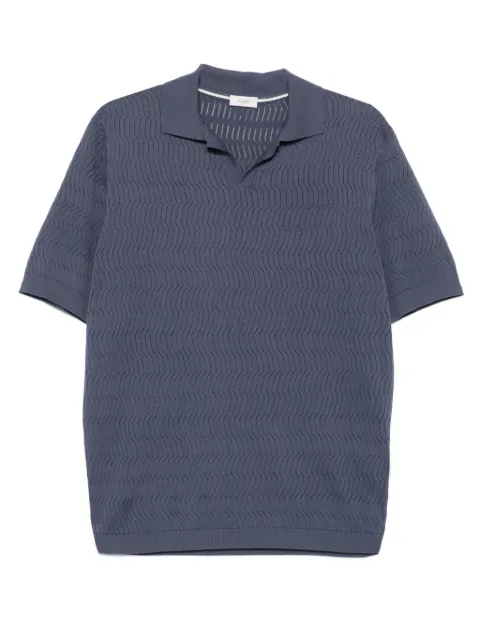 Agnona silk-blend polo shirt