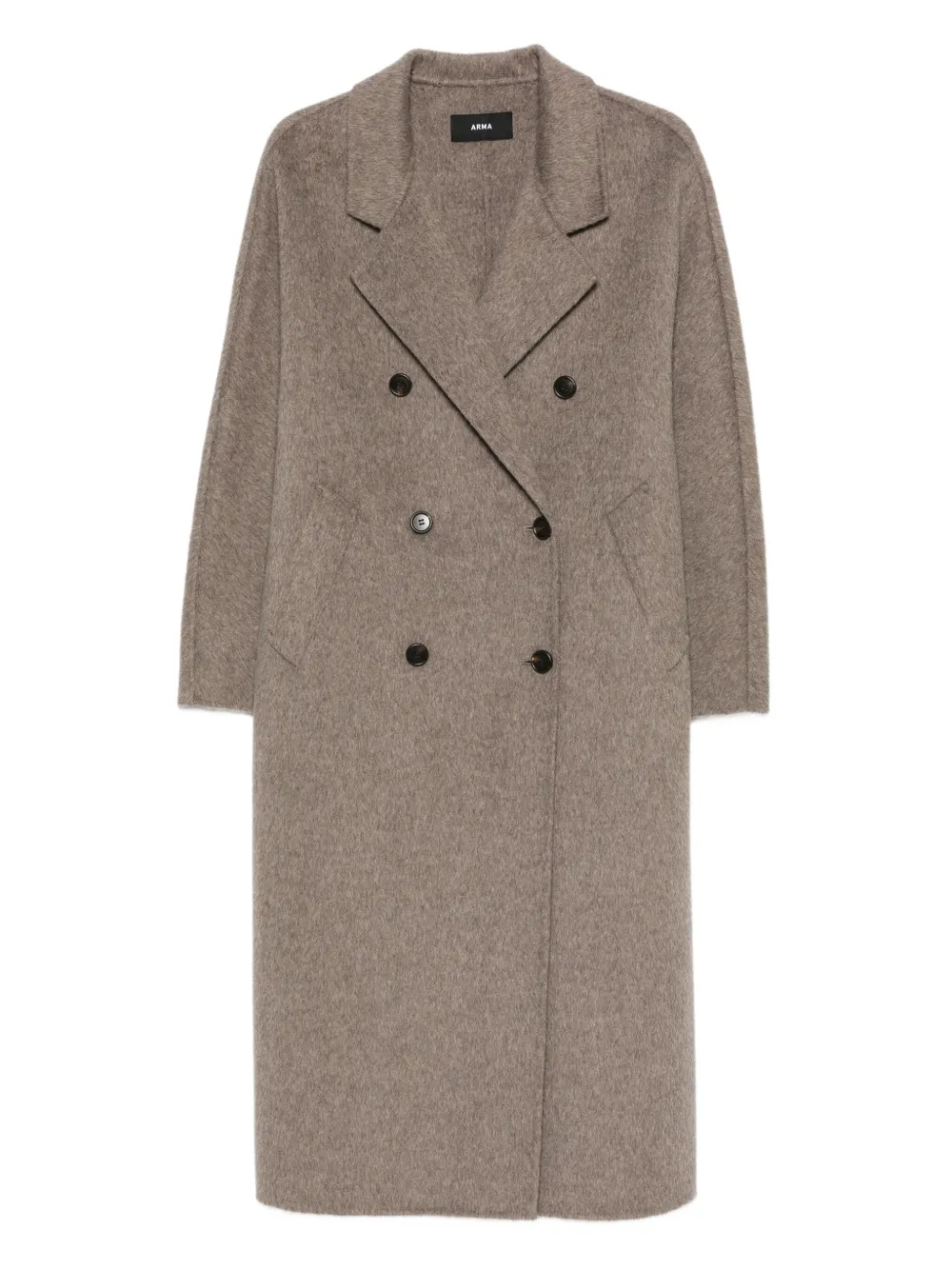 Arma double-breasted coat | Grey | Image 1