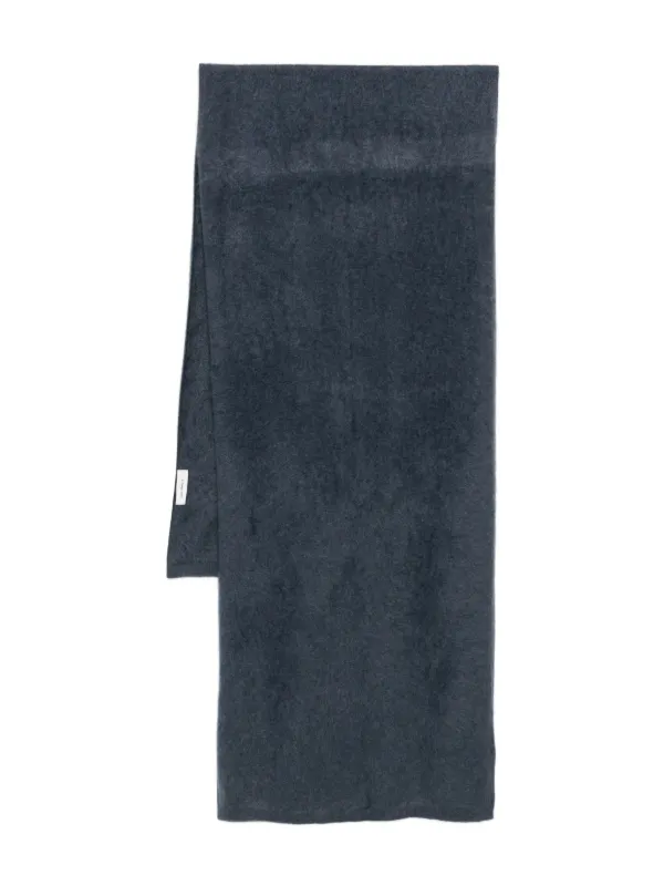 Lisa Yang Brushed Mohair Scarf in Blue
