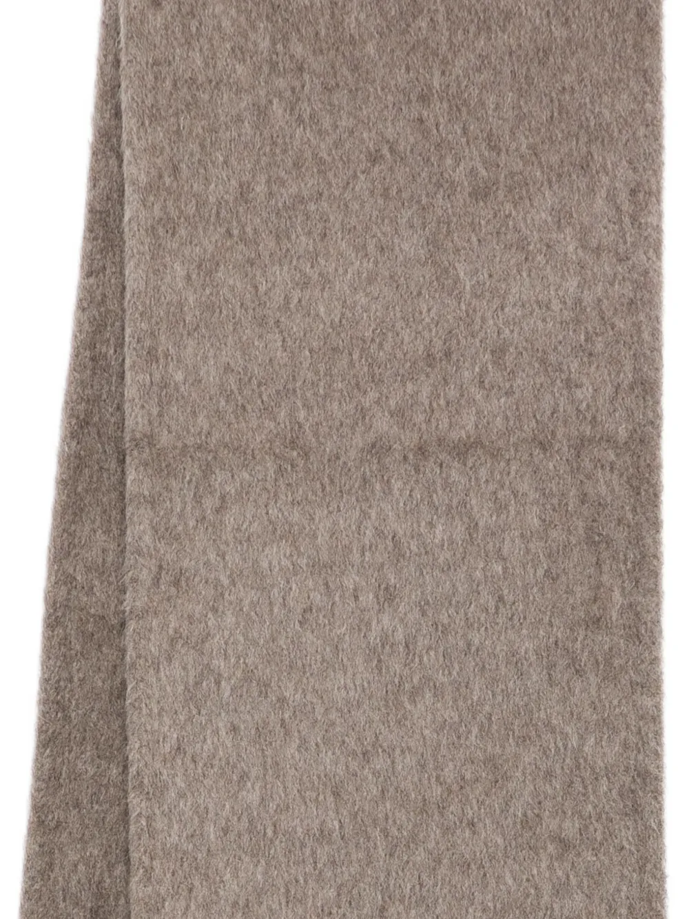 Arma Brushed-texture Scarf In Gray