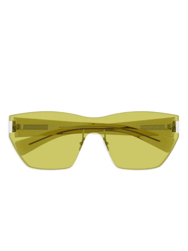 Saint Laurent Eyewear クリア サングラス | イエロー | FARFETCH JP