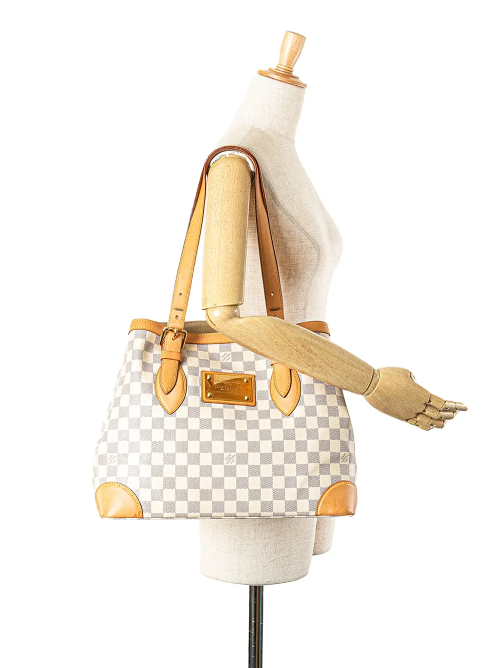 Louis Vuitton Pre-Owned 2011 Damier Azur Hampstead MM tote bag | Pre-Owned | Image 2