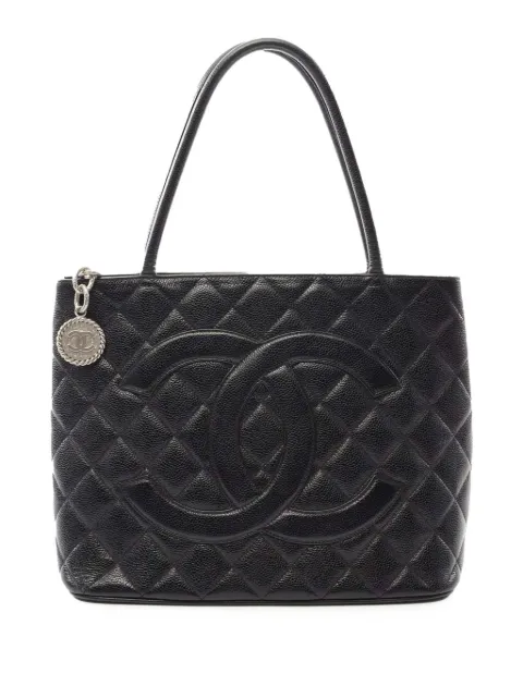 CHANEL Pre-Owned tote Caviar Medallion 2000-2002
