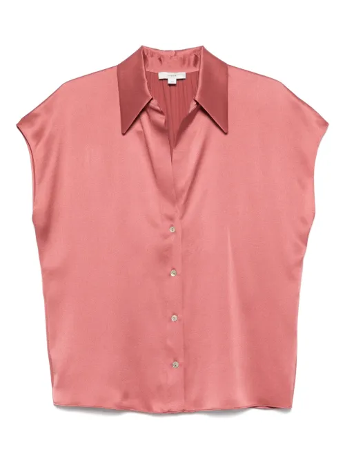 Chemise à boutonnière sur le devant - Vince - Modalova