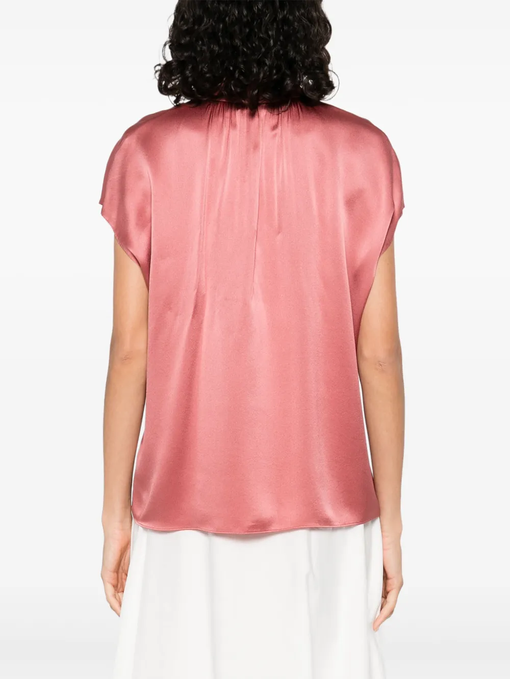 Vince Zijden blouse Roze