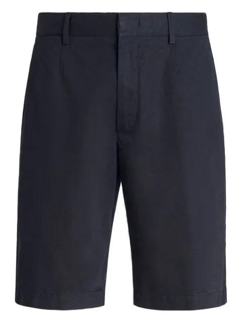 Zegna pleated chino shorts
