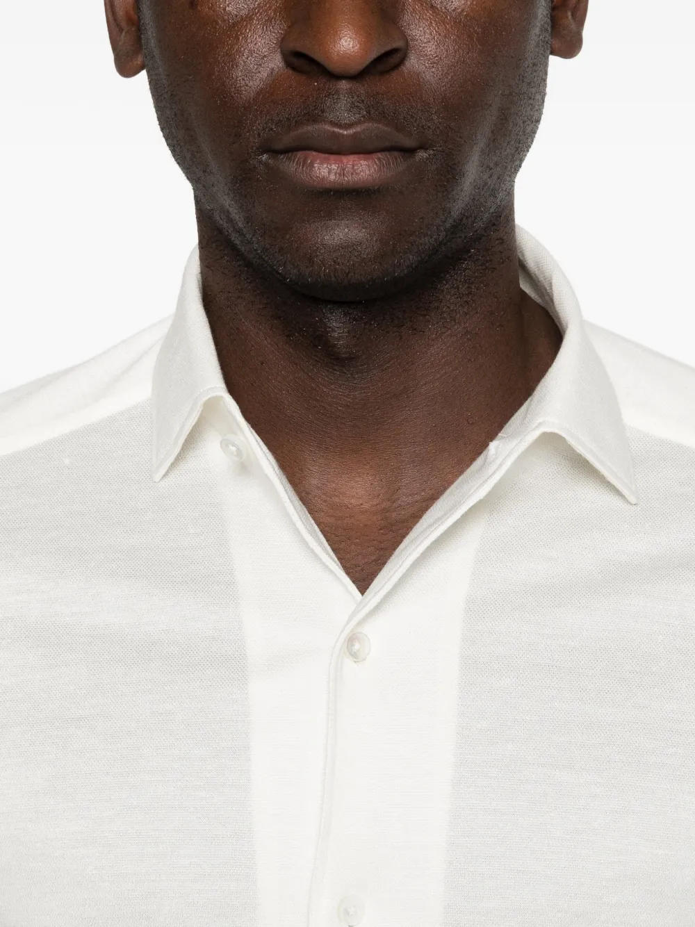 Zegna Overhemd met lange mouwen Wit