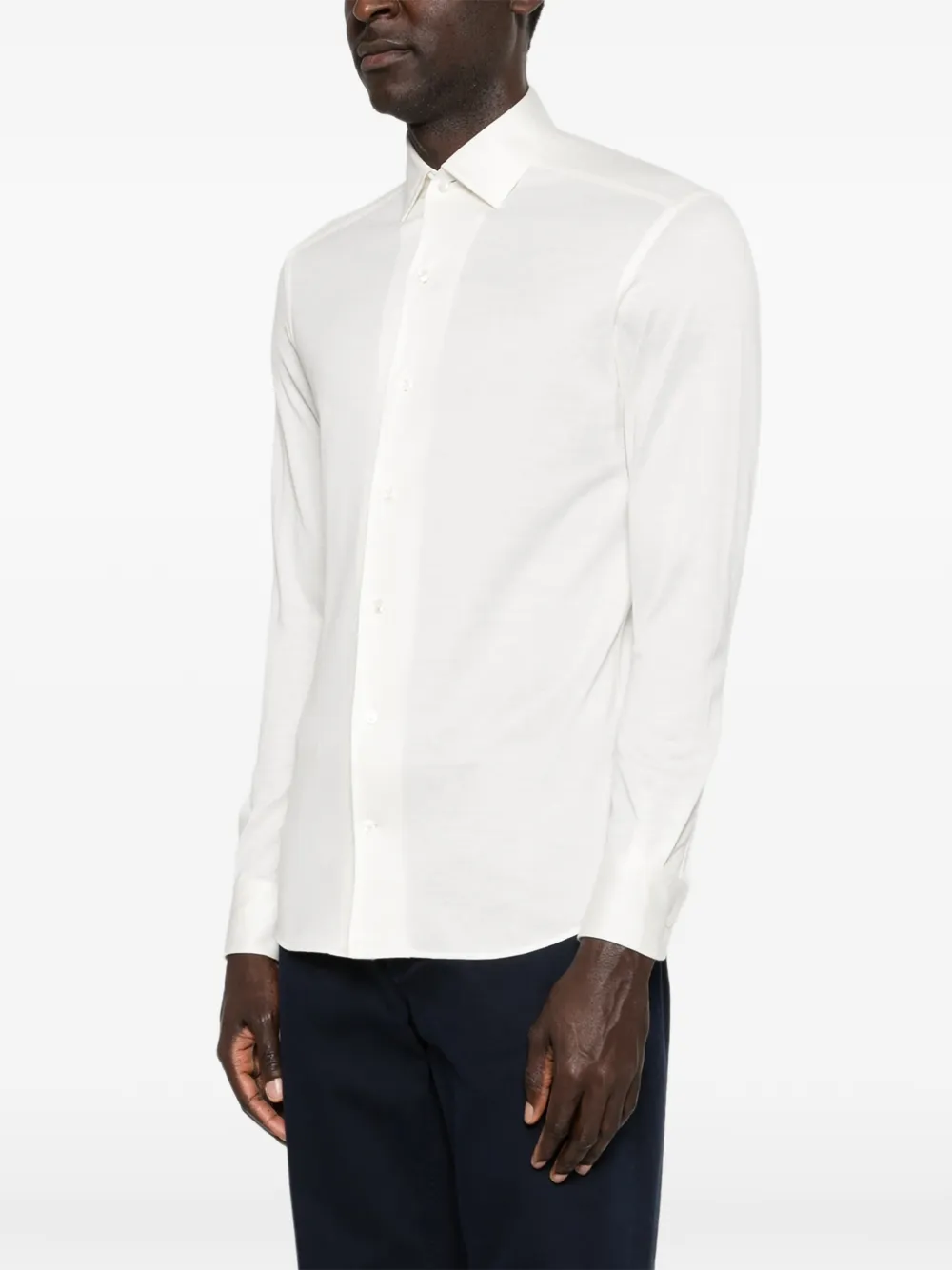 Zegna Overhemd met lange mouwen Wit