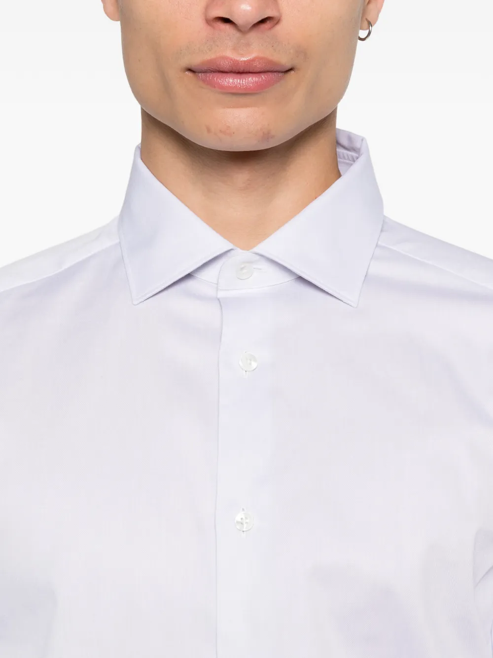 Zegna Overhemd met lange mouwen Grijs
