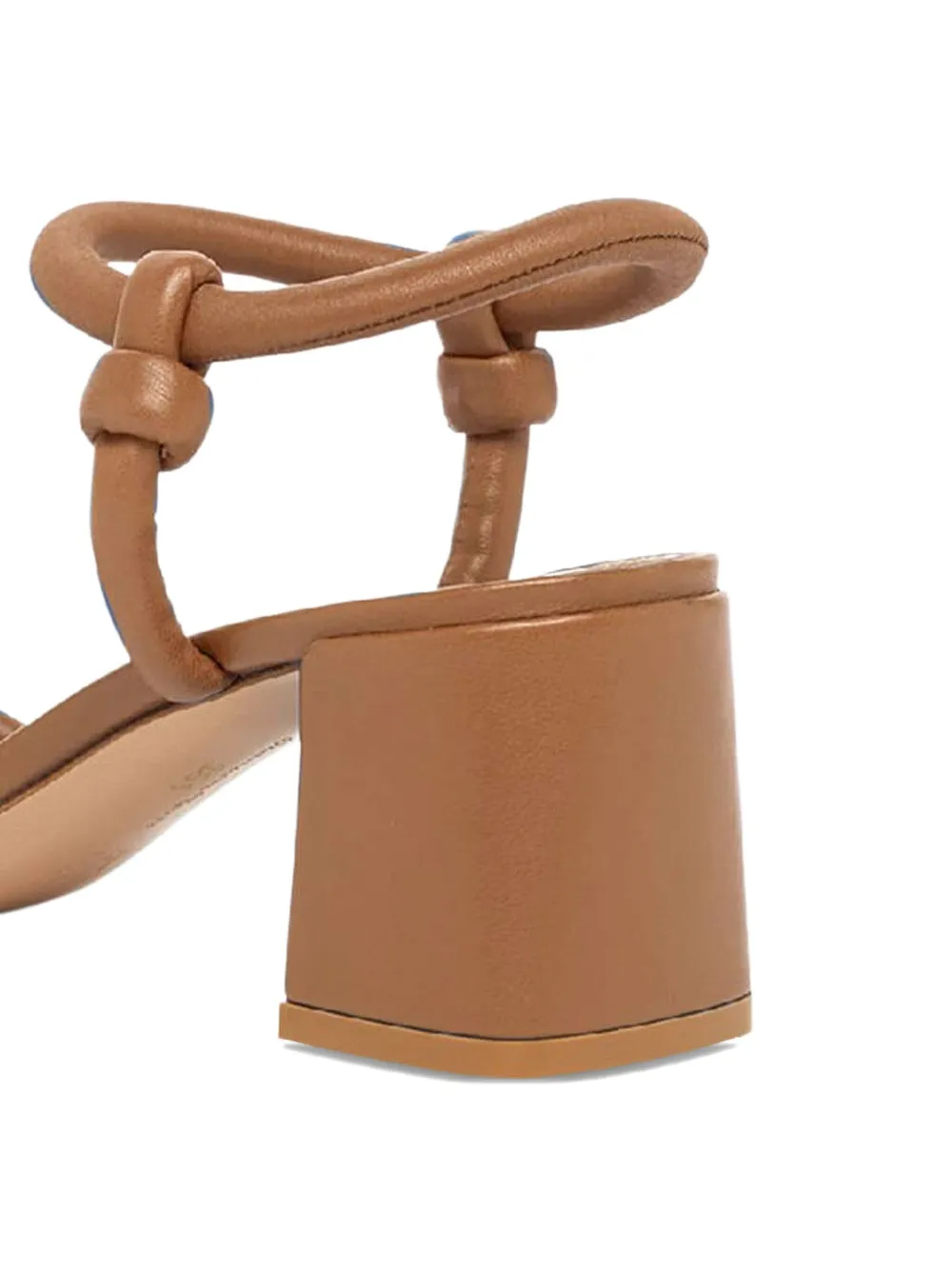 Gianvito Rossi 55 mm Juno leren sandalen Bruin