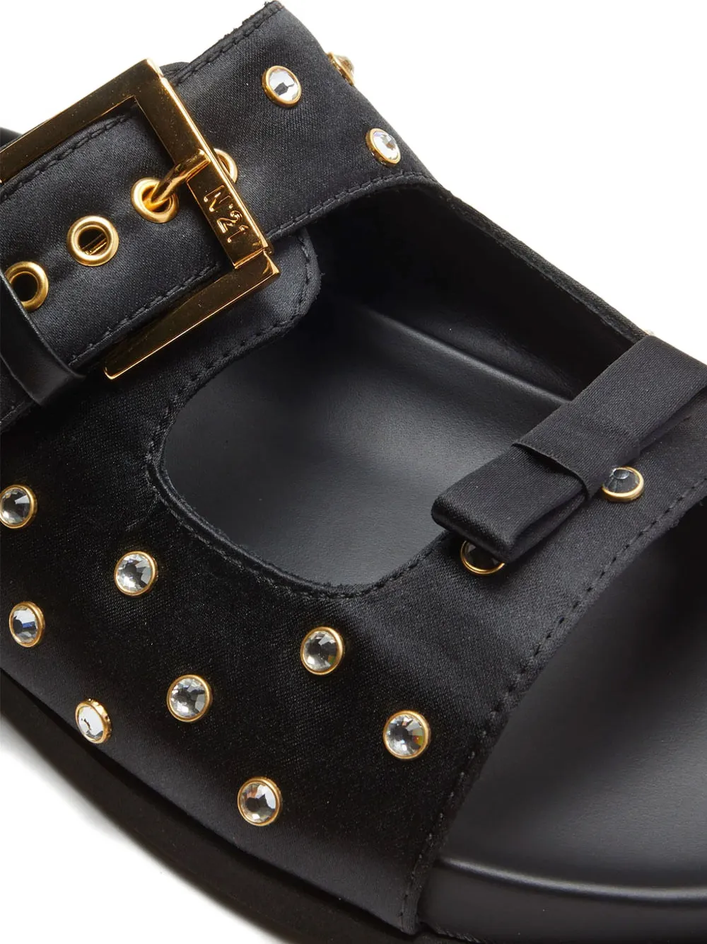 Nº21 Sandalen verfraaid met studs Zwart