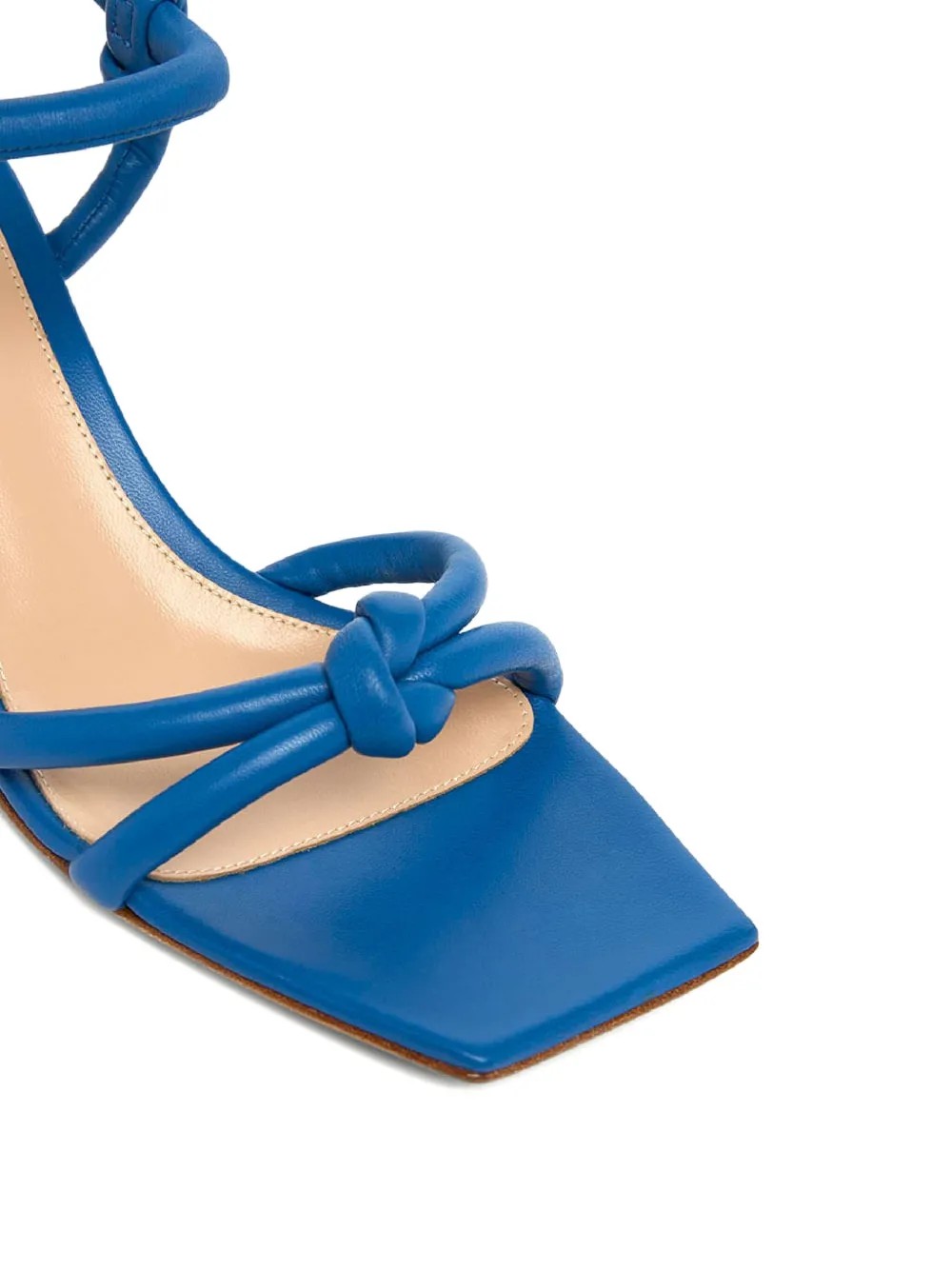 Gianvito Rossi 55mm Knotted strappy sandals Blue