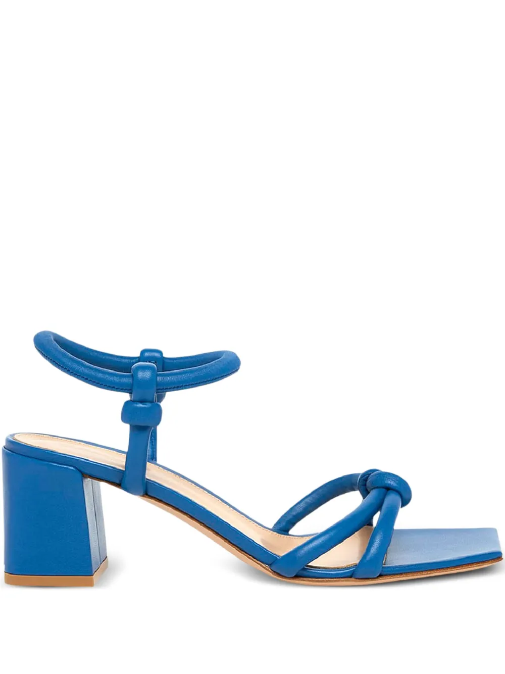 Gianvito Rossi 55 mm Knotted sandalen met bandje Blauw