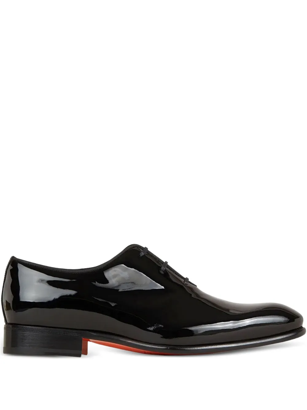 Santoni Payton lakleren Oxford schoenen Zwart
