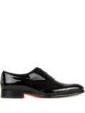 Santoni patent-leather Oxford shoes - Black