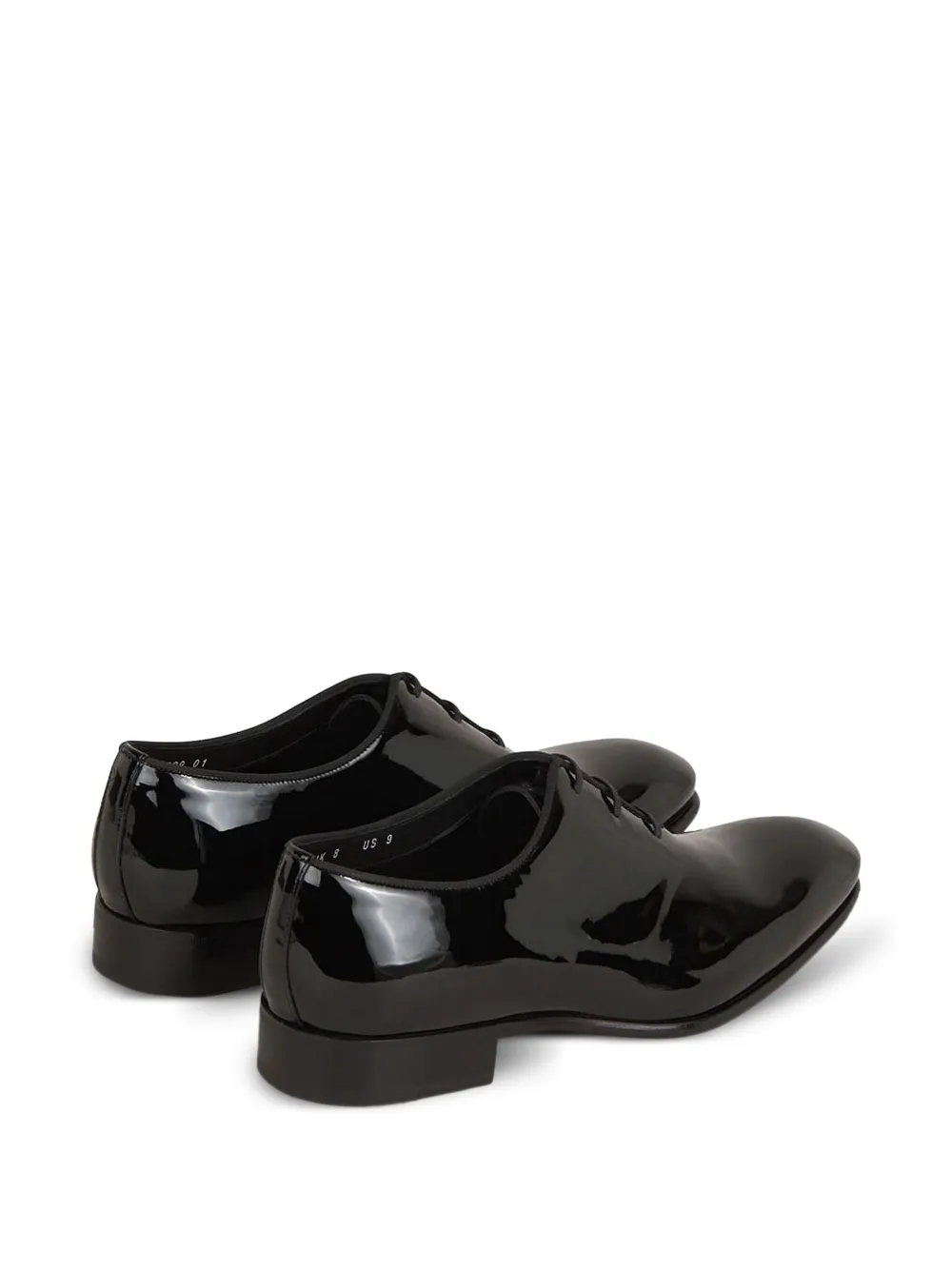 Santoni Payton lakleren Oxford schoenen Zwart