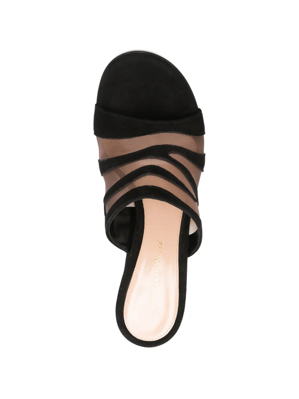 Gianvito Rossi slip-on heeled sandals Wit