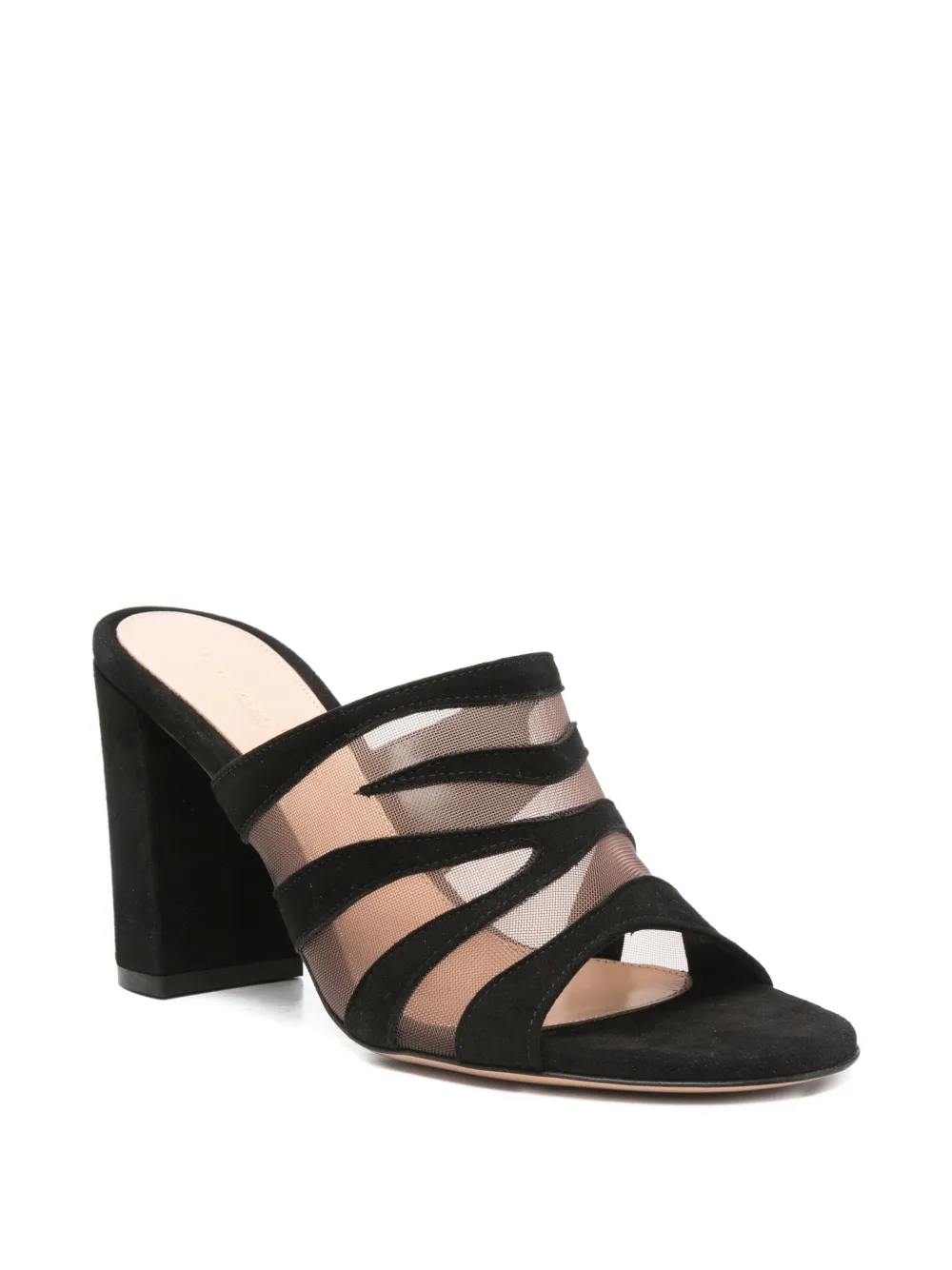 Gianvito Rossi slip-on heeled sandals Wit
