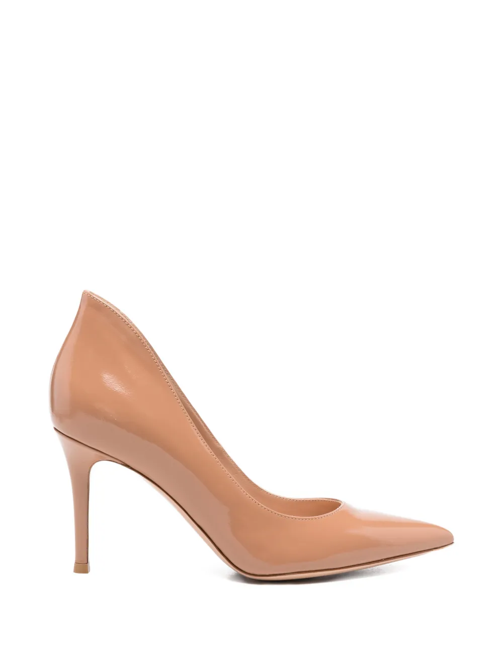 Gianvito Rossi Pumps met puntige neus Bruin