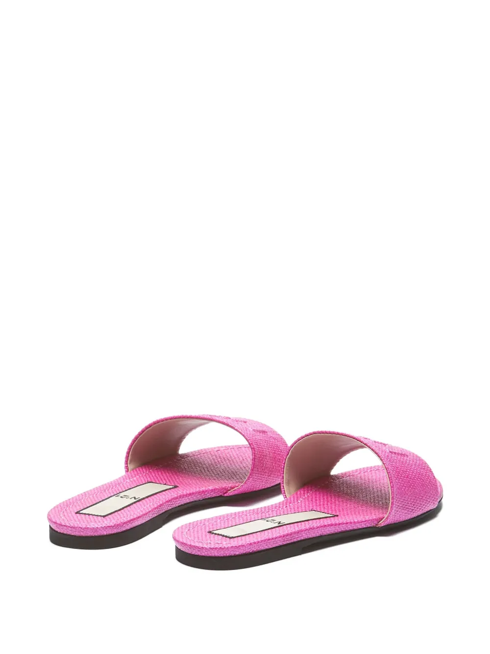 Nº21 Sandalen met logo-reliëf Roze