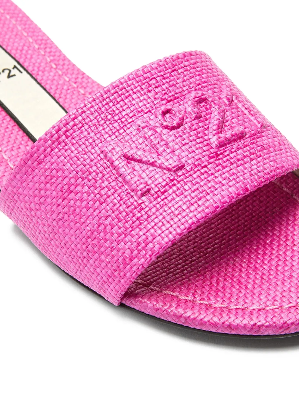 Nº21 Sandalen met logo-reliëf Roze