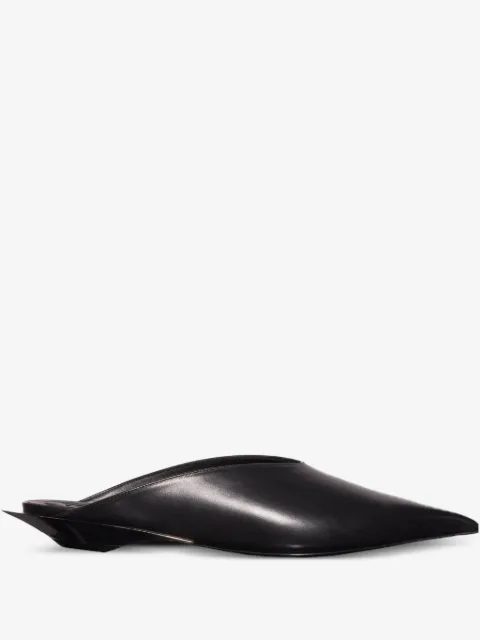 Mugler Fang pointed-toe mules