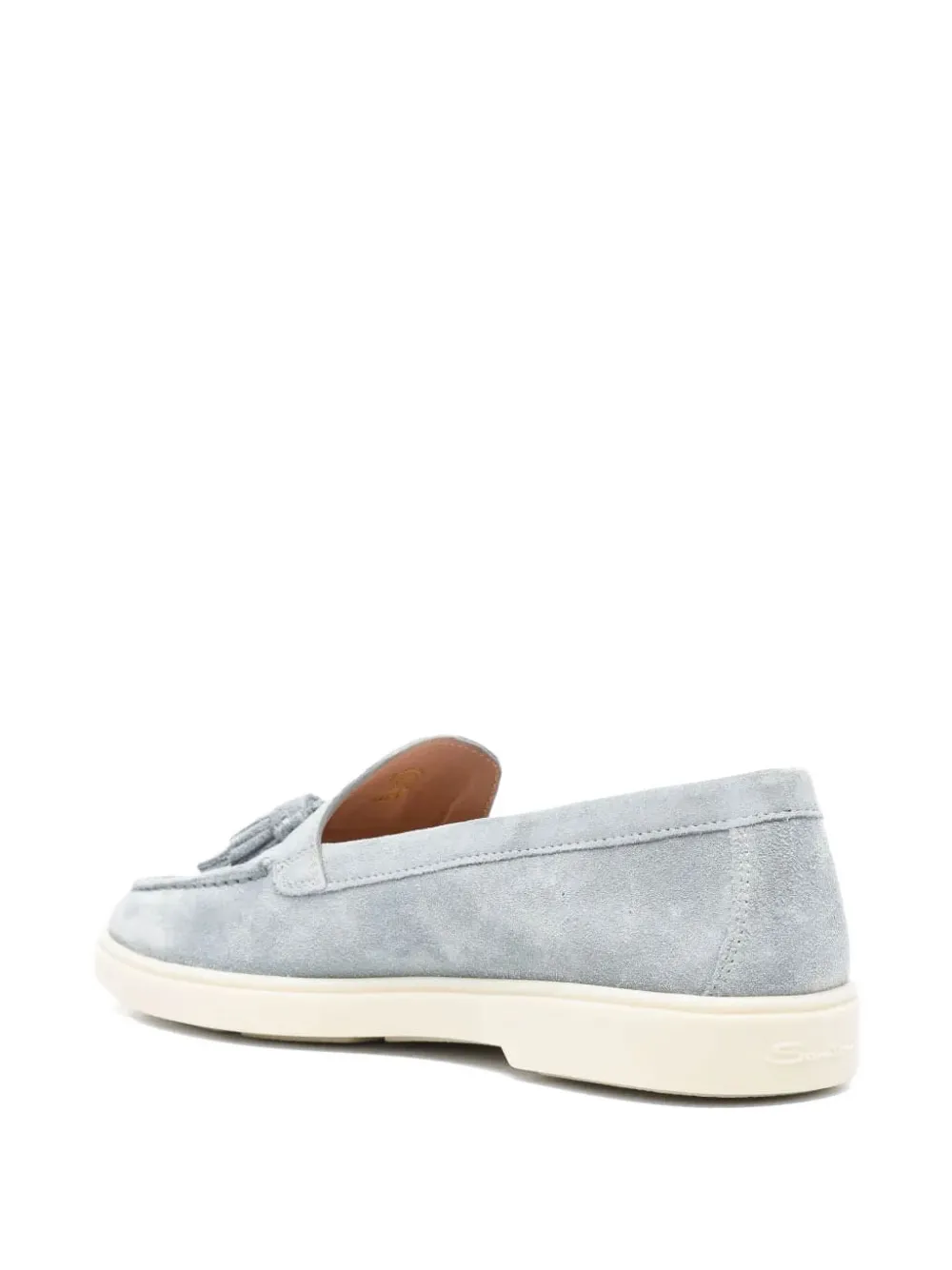 Santoni tassel-detail loafers Blauw