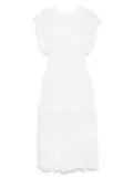 Bambah Blanca backless laced dress - White
