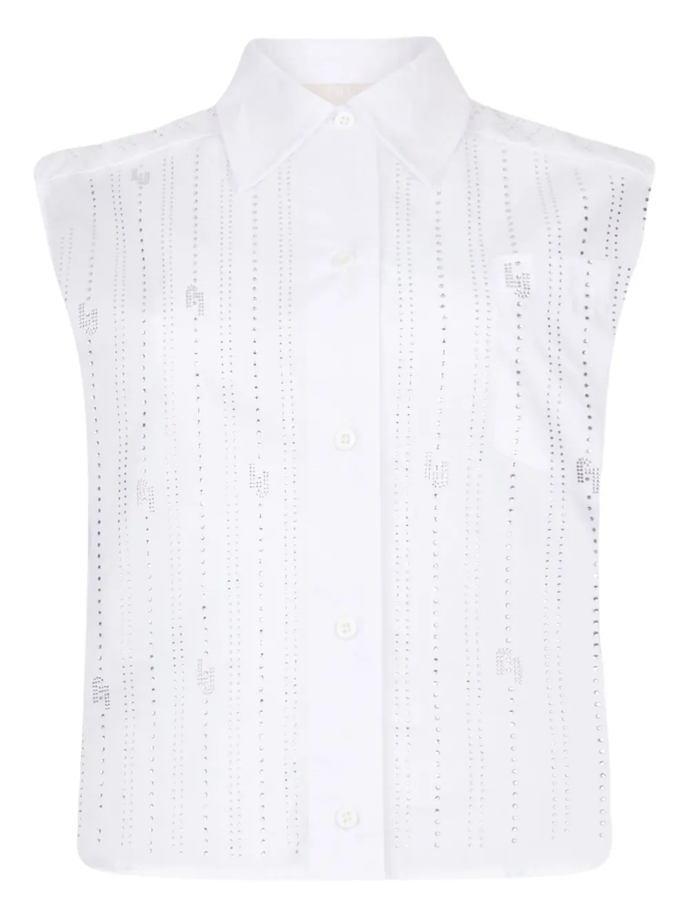LIU JO camisa con detalles de strass | blanco | Image 1
