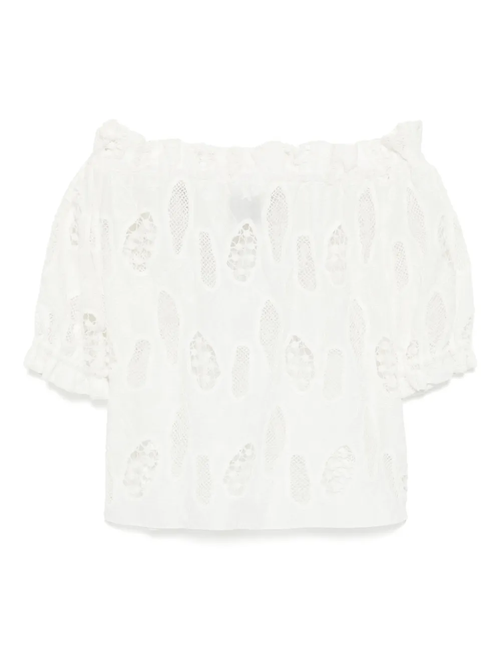 Bambah Lila top - Wit