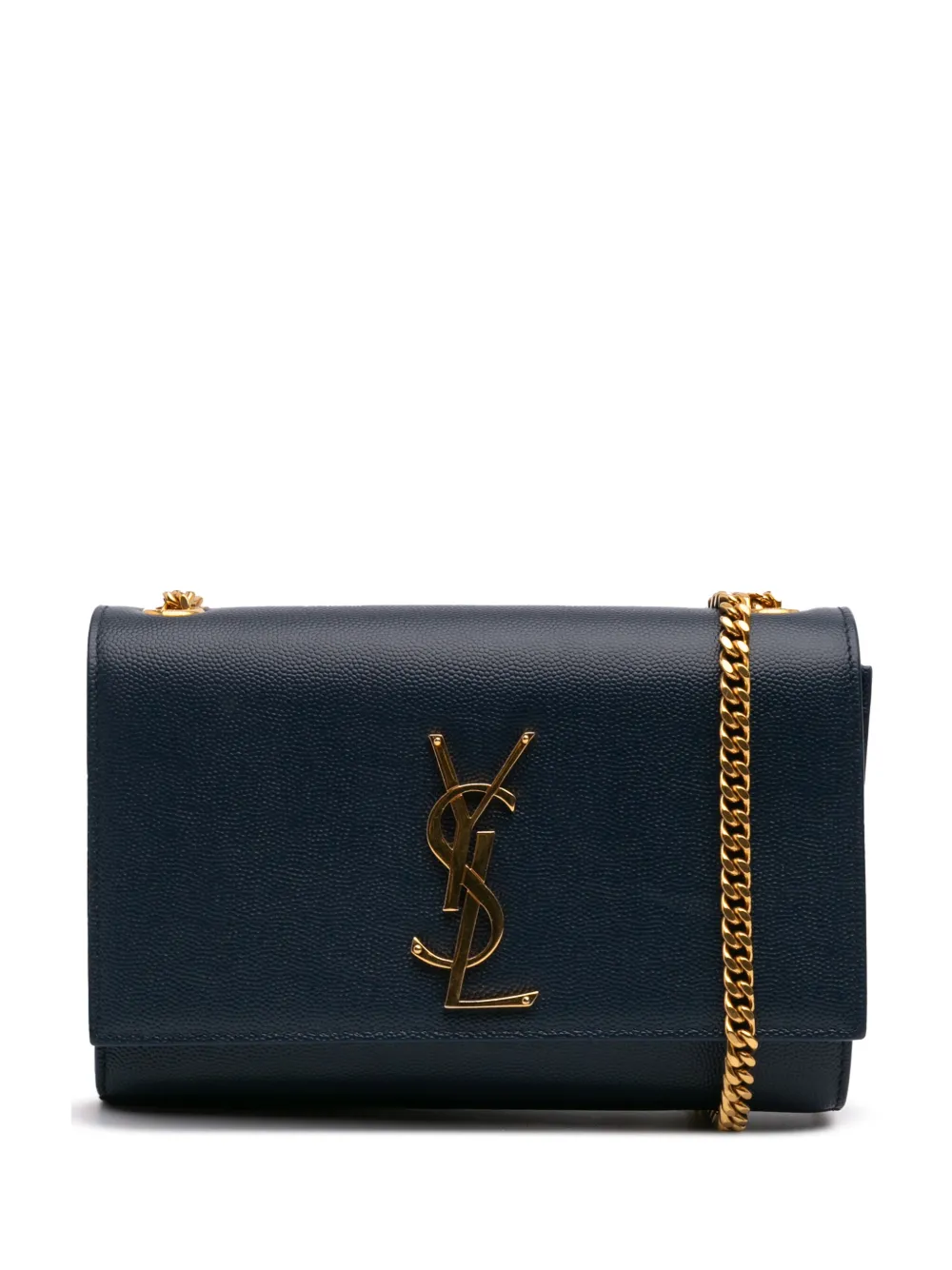 Saint Laurent Pre-Owned 2018 Small Grain de Poudre Monogram Kate Saint Laurent Pre-Owned 2018 Small Grain de Poudre Monogram Kate