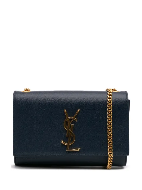 Saint Laurent Pre-Owned 2018 Small Grain de Poudre Monogram Kate crossbody bag