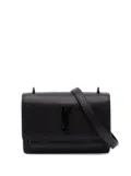 Saint Laurent Pre-Owned 2017 Grained Calfskin Monogram Sunset Wallet on Strap crossbody bag - Black