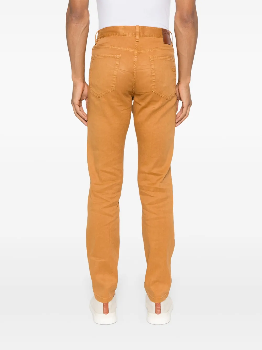 Zegna Jeans met vijf zakken Geel