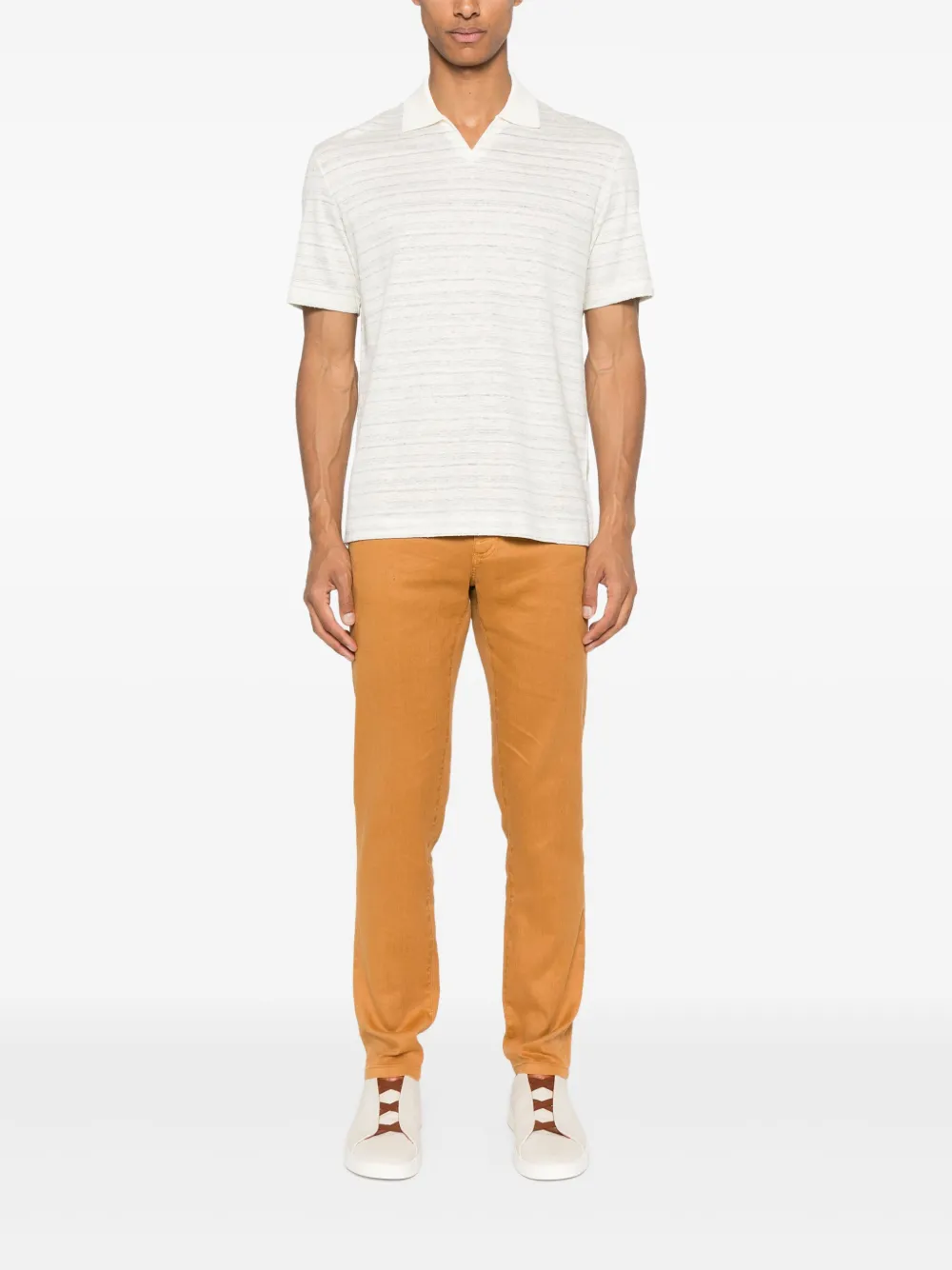 Zegna five-pocket jeans - Geel