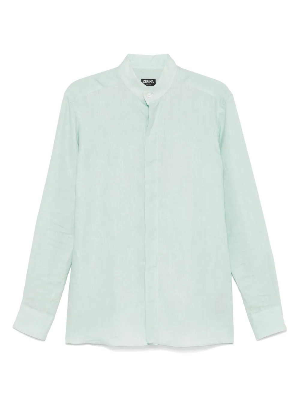 Zegna camisa de lino | azul | Image 1