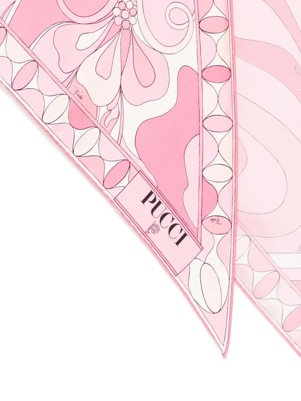 PUCCI Sjaal met Orchidee-print Roze