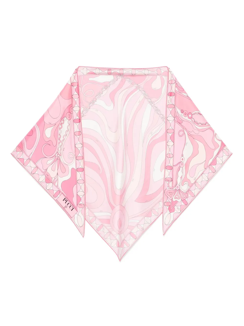 PUCCI Sjaal met Orchidee-print Roze