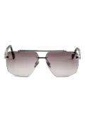 Cazal geometric-frame gradient sunglasses - Black