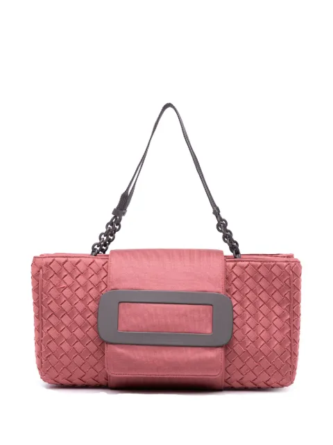 Bottega Veneta Pre-Owned 2012-2024 Canvas Intrecciato Buckle Flap handbag