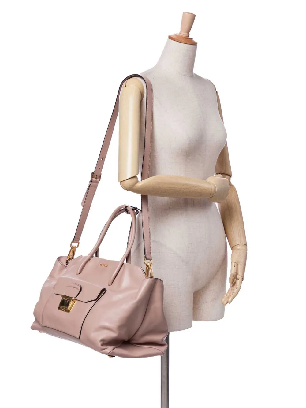 Miu Miu Pre-Owned 2010-2024 Vitello Soft Front Pocket satchel | Bags | Image 2