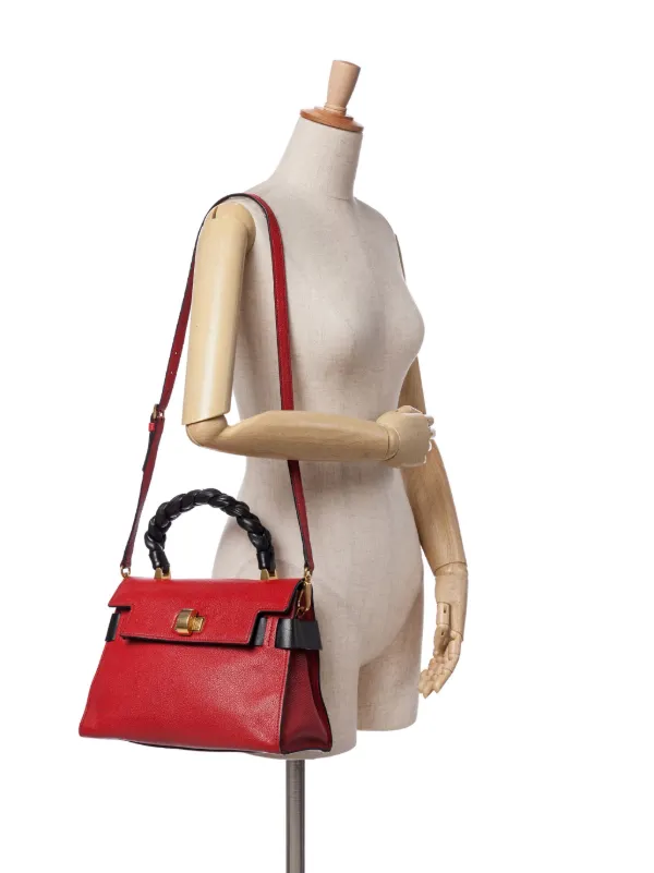 Miu Miu Pre-Owned 2010-2024 Bicolor Goatskin Madras Click